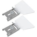 2pcs Bench Grinder Eyeshield, Stainless Steel Bench Grinder Eye Guards Case Tool Attachment Accessories