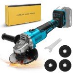 Cordless Angle Grinder for Ma-kita 18V Battery, 11000RPM Brushless Grinder Tool,3 PCS 4-1/2" Blades for Cutting, Griding, Polishing, etc. (Battery NOT Included)