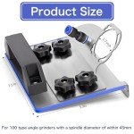 hylissus 45 Degree Tile Chamfering Tool Angle Grinder Tool Stand 45 Degree Cutting Tool Angle Grinder Stand for Tile 45° Chamfer Cutting for 100-Type Angle Grinders