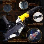 Pipe Tube Polisher Sander,850W Pipe Belt Sander with 6 Variable Speeds,Belt Sander Grinding Machine with Silicon Carbide Sanding Belts,Professional Polishing Tool for Burnishing Finishing Rust Removal