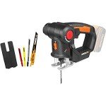 WORX 2in1 20V Reciprocating and Jig Saw | PowerShare | WX550.9 - No Battery, No Charger | Tool Free Blade Change, Variable Speed