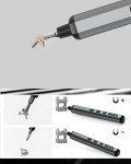 MYMULIKE Precision Screwdriver Set, 68 in 1 Mini Screwdriver 3.7V Power Screwdriver- 64 S2 Magnetic Bits, 5 Torque Settings, 4 LED Lights, Repair Tool for Precision Work Phone Camera Laptop Watch