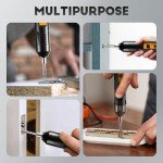 Portable Home Use Electric Screwdriver Set, Upgraded Mini Cordless Electric Screwdriver, Small Electric Magnetic Hex Chuck Precision Screwdriver Cordless Repair Tool (Standard Set)