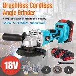 Cordless Angle Grinder Set for Cutting and Grinding18V Electric Cut-off Tool/Grinder Kit