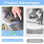 45 Degree Tile Chamfering Tool, Angle Grinder Stand for Tile 45° Chamfer Cutting, 100-Type Universal Angle Grinder Bracket Adjustable Angle Grinding Fixed Holder