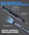 Efekol Electric Screwdriver, 70 in 1 Mini Electric Precision Screwdriver Kit Tool with 64 S2 Magnetic Bits, Tweezers, Magnetic Mat and Pry Bar, Perfect for Electronics Phone Camera Laptop Watch