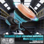 Cordless Car Buffer Polisher for Makita 18V Battery BL1860 with 6 Variable Speed for Car Detailing/Polishing/Waxing(Tool Only)