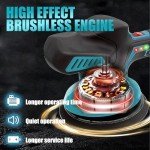 Cordless Car Buffer Polisher for Makita 18V Battery BL1860 with 6 Variable Speed for Car Detailing/Polishing/Waxing(Tool Only)