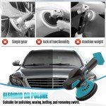 Cordless Car Buffer Polisher for Makita 18V Battery BL1860 with 6 Variable Speed for Car Detailing/Polishing/Waxing(Tool Only)