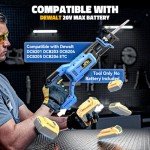 Cordless Reciprocating Saw for DeWalt 20V MAX XR: Brushless Recipro Saw-1 Inch Stroke Length 3200 SPM Variable Speed - Tool-Free Blade Change with 4 Saw Blades for Metal Wood PVC Cutting, No Battery