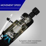 HYFN Air Die Grinder,1/4 Inch PIneumatic Straight Die Grinder, Die Grinder, Safety Switch,Air Tools,Pneumatic Tools 22000RPM,0.3HP,Straight Grinder,Die Grinder Tool,Uesd To Polishing Grinding