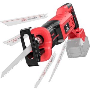 Cordless Reciprocating Saw for Milwaukee m18: Cerycose Brushless Recipro Saw- 1" Stroke Length 3200 SPM Variable Speed-Toolless Blade Change with 4 Saw Blades for Metal Wood PVC Cutting Tool Only