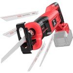 Cordless Reciprocating Saw for Milwaukee m18: Cerycose Brushless Recipro Saw- 1" Stroke Length 3200 SPM Variable Speed-Toolless Blade Change with 4 Saw Blades for Metal Wood PVC Cutting Tool Only