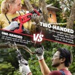 Cordless Reciprocating Saw for Milwaukee m18: Cerycose Brushless Recipro Saw- 1" Stroke Length 3200 SPM Variable Speed-Toolless Blade Change with 4 Saw Blades for Metal Wood PVC Cutting Tool Only