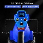 Tile Vibration Tool, Tile Vibration Leveling Machine with Digital Display, Cordless Tile Vibration Machine Installation Tool 550W Tiler Vibrator Tool Nine Speed, Suction Cup for Floor Tile Wall