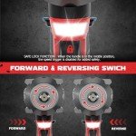 Cerycose Cordless Impact Wrench 900FT-LBS for Milwaukee 18V Battery - with 6 Sockets and Durable Toolbox Brushless Electric 1/2 inch Impact Gun Includes LED Work Light - 2100RPM High Torque Driver