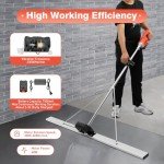 RocoReny Electric Concrete Vibrating Tool with Brushless Motor, Cordless Electric Screed Cement Finishing Vibrating Machine with 59in Board, 3000-6000RPM
