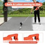RocoReny Electric Concrete Vibrating Tool with Brushless Motor, Cordless Electric Screed Cement Finishing Vibrating Machine with 59in Board, 3000-6000RPM