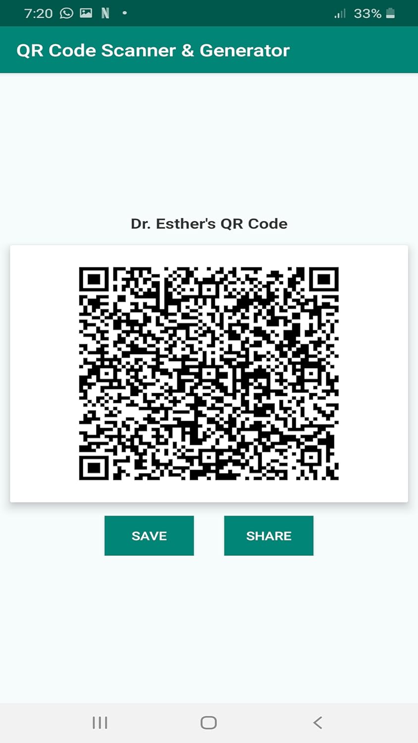 QR code scanner and creator tool