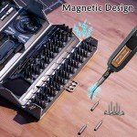 ZNikoyidy 180 in 1 Manual Precision Screwdriver Set, Professional Computer Screwdriver Kit, Magnetic Repair Tool Kit with Home Drill Bits for iPhone Computer Laptop ablet Watch Xbox Game Console
