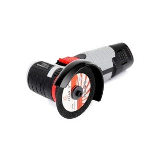 Cordless Brush Angle Grinder Kit, 19500rpm Mini Electric Angle Grinder Tool with 1pcs 12V 1500mAh Batteries and 3-Cutting Discs, Grinders Handheld Cutter for Metal Wood