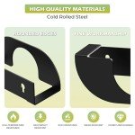 8 Pack Angle Grinder Holder, Angle Grinder Rack Bracket, Polisher Holder Wall Mount For 5 Inch Angle Grinder, Angle Grinder Stand Tool Wall Mount Bracket, Angle Grinder Storage Rack, Black
