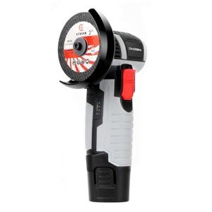 Cordless Brush Angle Grinder,3Pcs Grinding Disc and 1500mAh Battery, Multifunctional Cutoff Wheels, Grinders Power Tools 12V 19500RPM Electricl Metal Cutting Tools for Steel, Inox, PVC, Aluminum