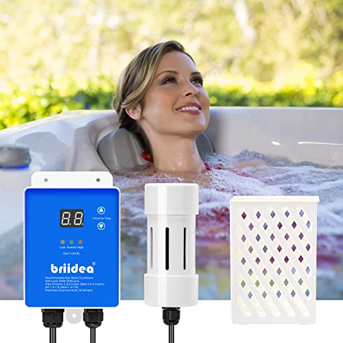 Briidea USA Titanium Salt Chlorine Generator for Hot Tubs