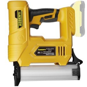 Cordless Nail Gun for DEWALT 20V MAX Battery, 18GA 5/8 to 1-1/4 Inch, 2 in 1 Brad Nailers, Brushless Motor, 2 Mode, Lightweight and Ergonomic for Home Improvement, DIY and Wood Workpieces (Tool Only)