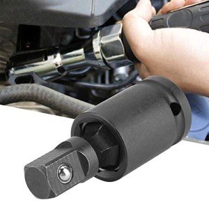 ZJchao Molybdenum Steel Pneumatic Wrench Universal Joint for Electric and Pneumatic Tools (3/8 pneumatic universal head)