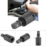 ZJchao Molybdenum Steel Pneumatic Wrench Universal Joint for Electric and Pneumatic Tools (3/8 pneumatic universal head)