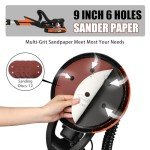 Drywall Sander,780W Electric Drywall Sander Tool with Vacuum Dust Collection, 7 Variable Speed Power Ceiling Sander Tool with LED for Wall, Floor, Popcorn Ceiling Removal