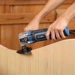 G LAXIA Oscillating Tool, 3.5A Oscillating Multi Tool with with 4° Oscillation Angle, 31 Piece Accessories Scraping, Grinding, Sanding, Cutting