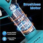 Seesii PVC Pipe Cutter, Electric Tubing Cutter Cordless PEX Cutter, 1-1/4"(42mm) Plastic Hose Cutter with 2x4000mAh Batteries, Portable PVC Cutter Power Shear Tool for Plumbing Repair