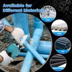 Seesii PVC Pipe Cutter, Electric Tubing Cutter Cordless PEX Cutter, 1-1/4"(42mm) Plastic Hose Cutter with 2x4000mAh Batteries, Portable PVC Cutter Power Shear Tool for Plumbing Repair