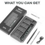 Mini Electric Screwdriver Set, 68 in 1 Electric Precision Screwdriver Set with 64 Magnetic Bits, Small Electric Repair Tool Kit for Electronics, Computer, Laptops, Phone, PC, Game Console
