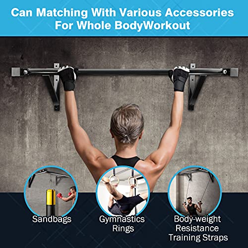 IRONWALLS Pull Up Bar, 500lbs Capacity, Heavy Duty