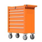 CMFYDAILY 7-Drawers Garage Tool Chest, Large Capacity Tool Cabinet Heavy Duty Mechanic Rolling Tool Box Metal Locking Tool Cart with Drawers and Wheels for Storage