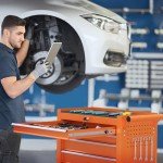 CMFYDAILY 7-Drawers Garage Tool Chest, Large Capacity Tool Cabinet Heavy Duty Mechanic Rolling Tool Box Metal Locking Tool Cart with Drawers and Wheels for Storage