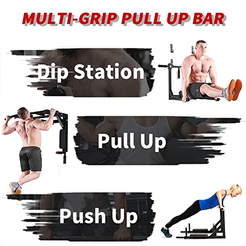 Heavy Duty Wall Mounted Pull Up Bar