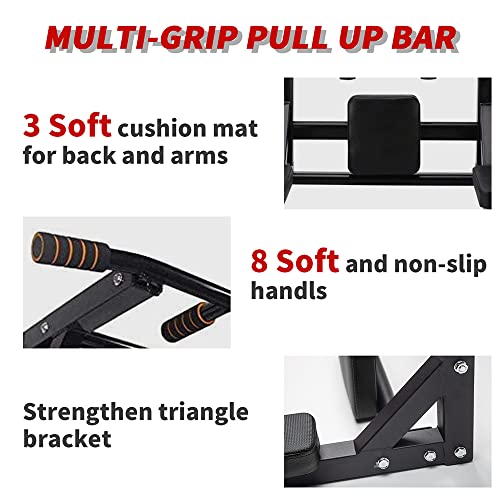 Heavy Duty Wall Mounted Pull Up Bar