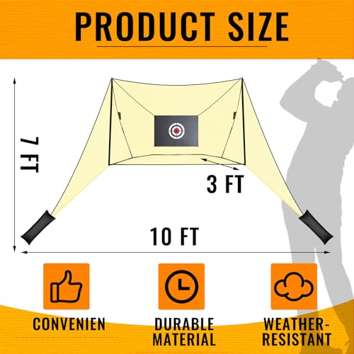 Heavy Duty Golf Hitting Net for Backyard or Garage