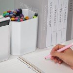 Citylife 17 QT Plastic Storage Bins Clear Storage Box with Lids Multipurpose Stackable Storage Containers for Organizing Tool, Craft, Crayon, 8 Packs