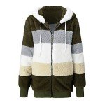 yaoeye cancel my order prime deals october 8-9 past orders placed by me on amaon 2024 fuzzy hoodie winter jackets for women winter coats for women womens winter jacket Army Green #3 Large