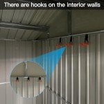 Ball & Cast 10x12 FT Outdoor Storage Shed,Metal Aluminum Waterproof Tool Sheds with Window,Heavy-Duty Sheds Unit w/Door and Vents,for Storing Bicycles,Lawnmowers,Barbeques,Brown