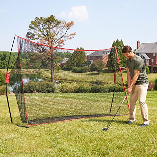 Wakeman 10x7 Heavy-Duty Golf Training Net with Frame