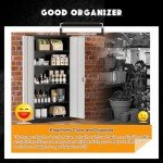 Greenvelly Metal Storage Cabinet with Doors and Adjustable Shelves,72" Locking Metal Garage Storage Cabinets,Lockable Metal File Cabinet,Metal Tool Cabinet for Garage,Home Office,School (Black Grey)