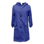Prime Deals October 8-9 Womens Fall Jackets Raincoat Women Waterproof Long Hooded Trench Coats Lined Windbreaker Travel Jackets Winter Outfits Fashion 2024 Blue Medium My Orders