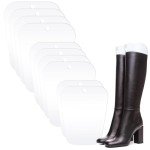 Ruisita 10 Pieces (5 Pairs) Boot Shaper Form Inserts Boots Tall Support for Women and Men (12/14/16 Inches, Clear)