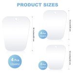 Ruisita 10 Pieces (5 Pairs) Boot Shaper Form Inserts Boots Tall Support for Women and Men (12/14/16 Inches, Clear)